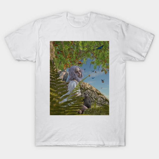 Innocent Lost in Nature T-Shirt by Rivendell